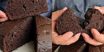 Esponjoso, alto y húmedo: la receta definitiva del bizcochuelo casero de chocolate