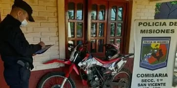 San Vicente y Garupá: un detenido y se recuperaron dos motocicletas