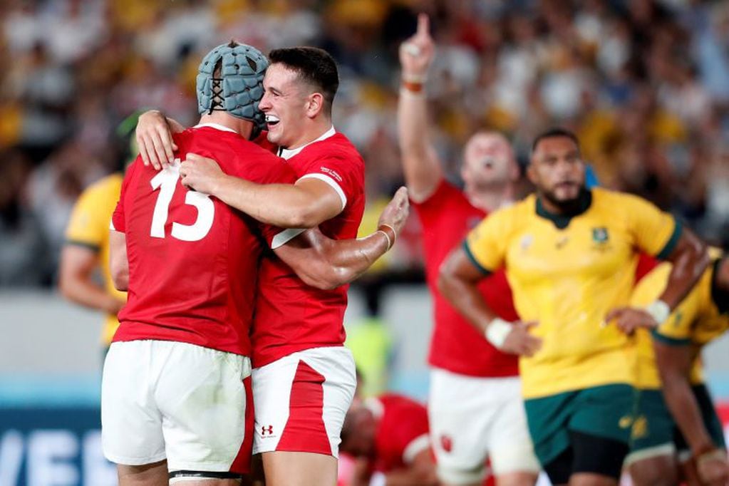 La victoria de Gales por 29-25 ante Australia fue lo más destacado en la segunda fecha del grupo D (Foto: REUTERS)