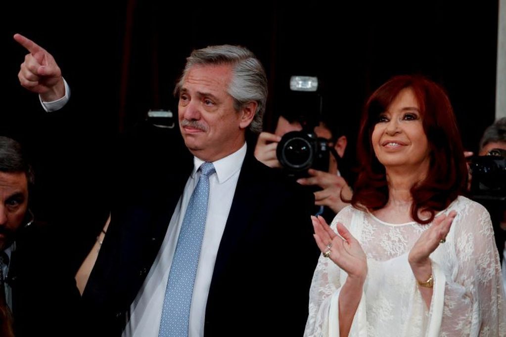 Alberto Fernandez y Cristina Kirchner. (AP)
