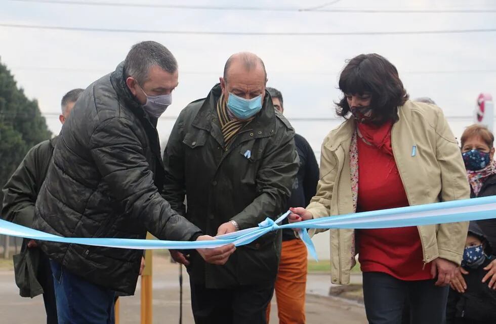 Quedó inaugurada la nueva plazoleta en el barrio “Los Aromos”