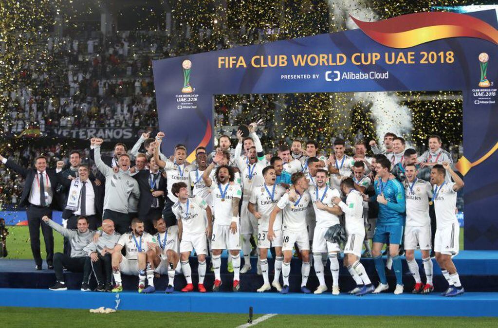 Real Madrid campeón en la última edición del Mundial de Clubes disputado en Emiratos Árabes.