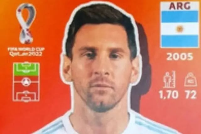 La figurita de Lionel Messi