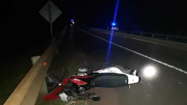 Accidente en Cerro Azul le costó la vida a un motociclista