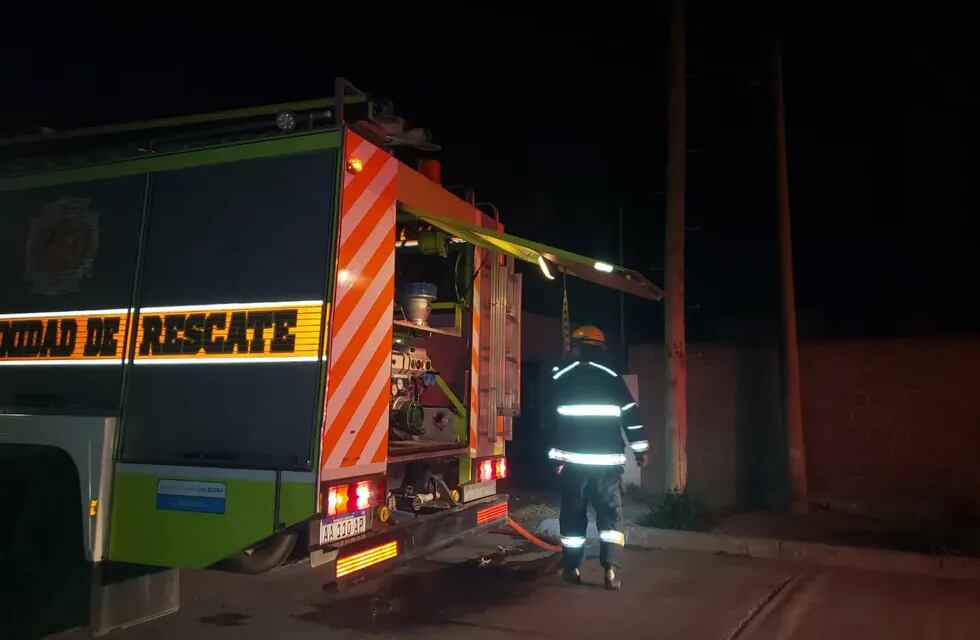 Incendio en un domicilio