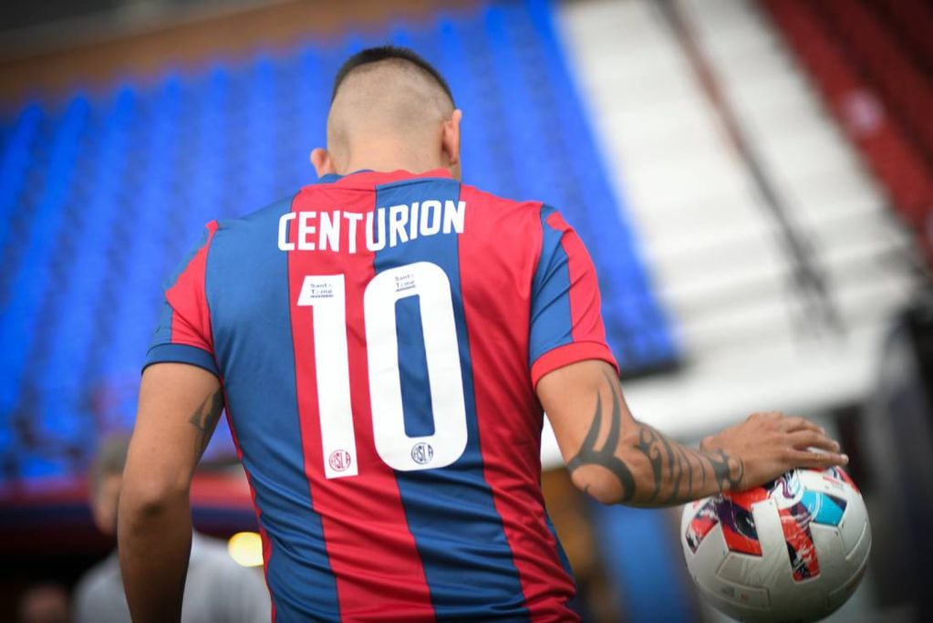 Centurión lucirá la camiseta número 10 en el Ciclón (San Lorenzo)