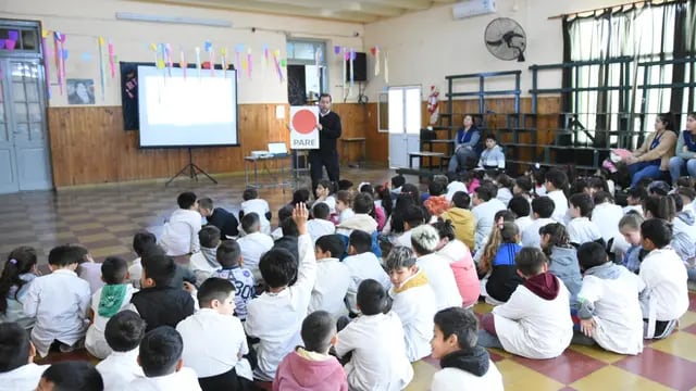 Día del Camino y de la Educación Vial en las escuelas de Rafaela