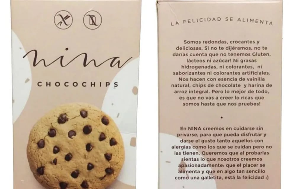 La Anmat prohibió las galletitas Nina por estar erróneamente rotuladas como \