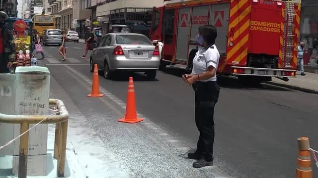 Se incendió un gabinete de la EPE en Rosario