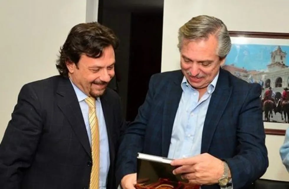 Gustavo Sáenz y Alberto Fernández.