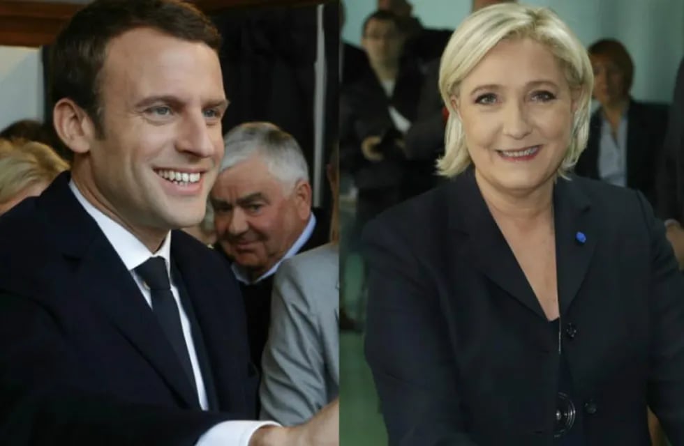 Macron y Le Pen se enfrentarán en un balotaje por segunda vez este 24 de abril.