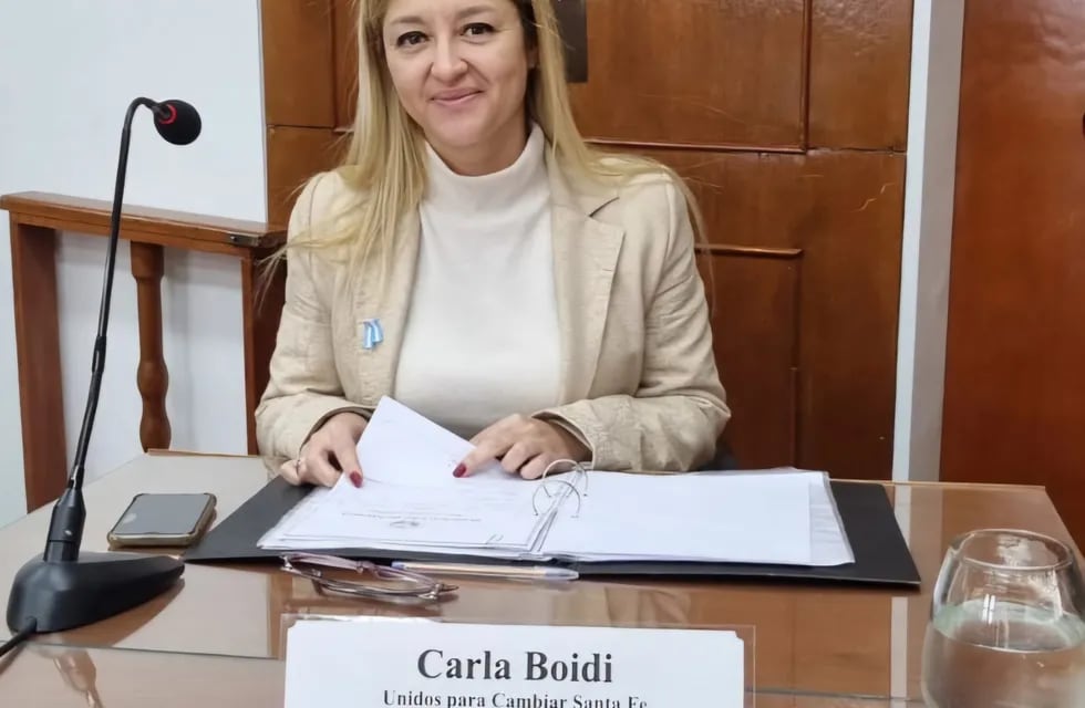 La concejala del PDP - Unidos para Cambiar Santa Fe, Carla Boidi