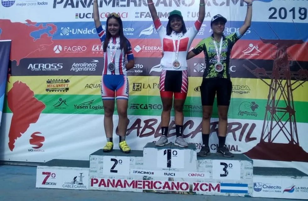 La ciclista de Santa Rosa de Calamuchita obtuvo la Medalla de Oro en el Panamericano que se disputó en Chilecito, La Rioja.
