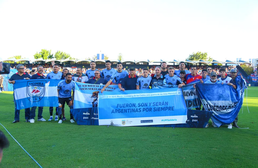 La formación de Belgrano ante Tigre, con homenaje a los Veteranos de Malvinas. El 2 de abril, jugará por Sudamericana (Belgrano).
