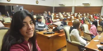 Estudiantes en la Legislatura de Jujuy