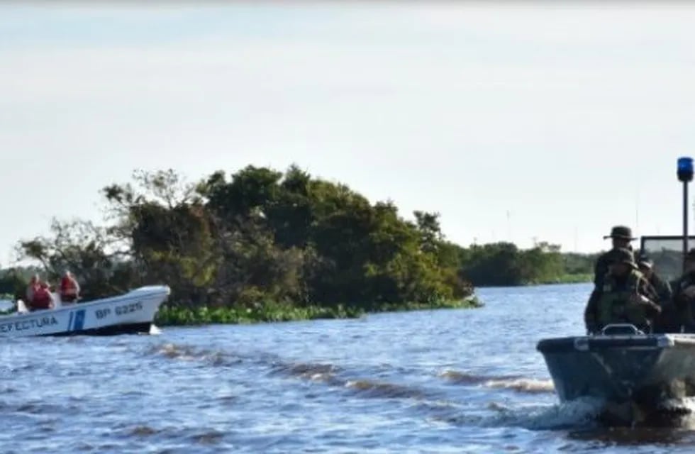 Cuarto día de búsqueda de la mujer que cayera al río Paraguay
