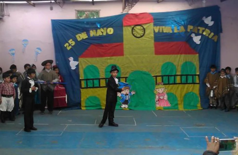 Acto escolar por el 25 de Mayo, en Jujuy