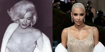 Kim Kardashian usó el vestido de Marilyn Monroe