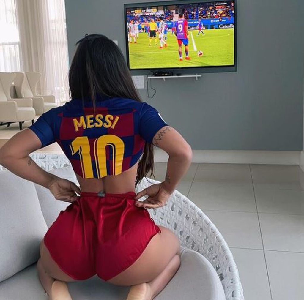 Miss Bum Bum pidió el regreso de Messi al Barcelona