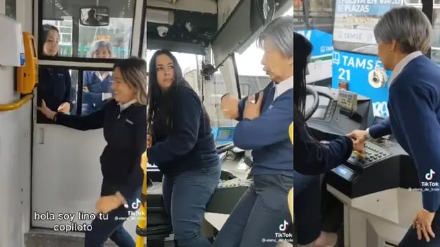 Video viral de la chofer cordobesa de trolebús
