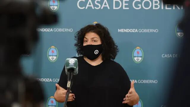 Conferencia de prensa de Carla Vizzotti y Ana María Nadal en Mendoza por vacunas y coronavirus