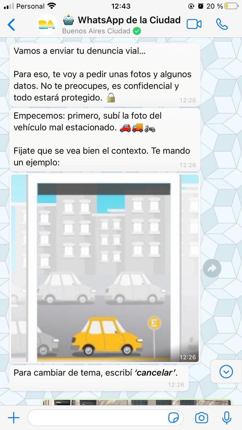 Ya se pueden denunciar autos mal estacionados a través del Whatsapp de la Ciudad de Buenos Aires (GCBA)