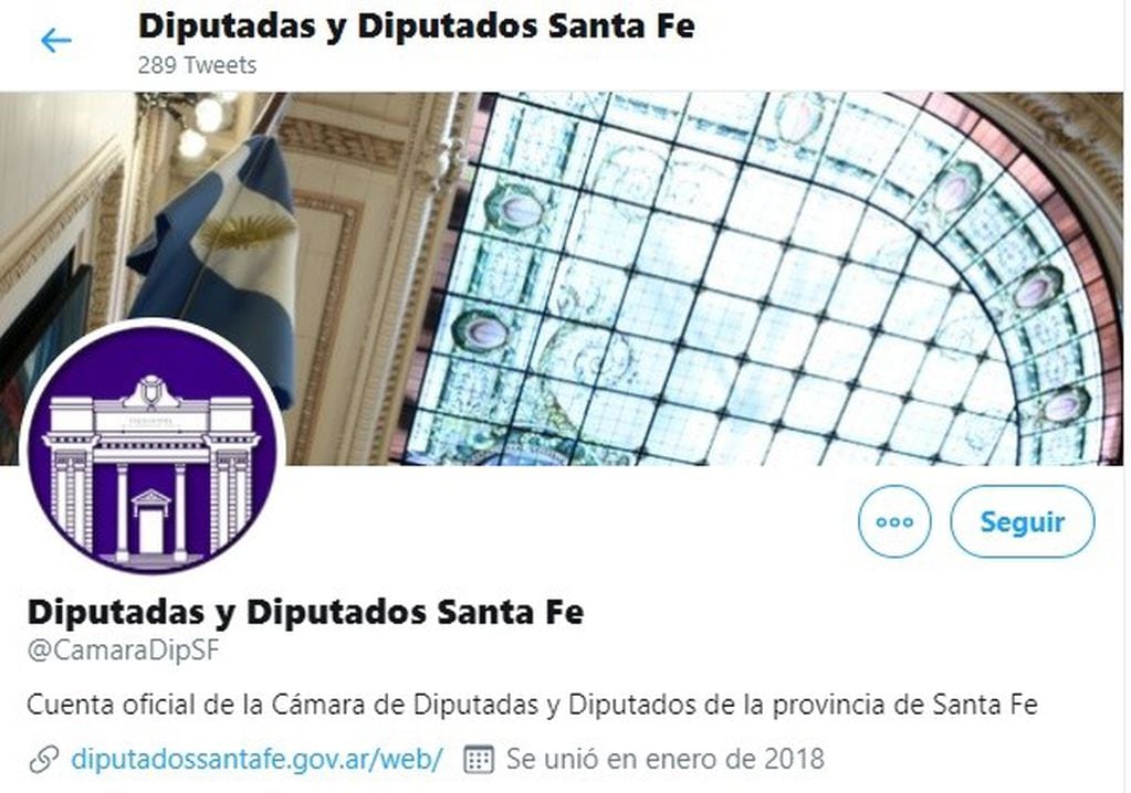 Lifschitz cambió el nombre de la cuenta de Twitter de Diputados de Santa Fe