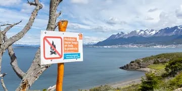 Tierra del Fuego: recuerdan la prohibición de hacer fuego para evitar incendios forestales