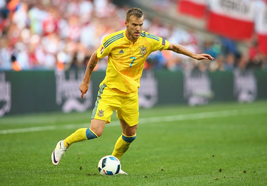 Andriy Yarmolenko es una de las figuras de la Selección de Ucrania.