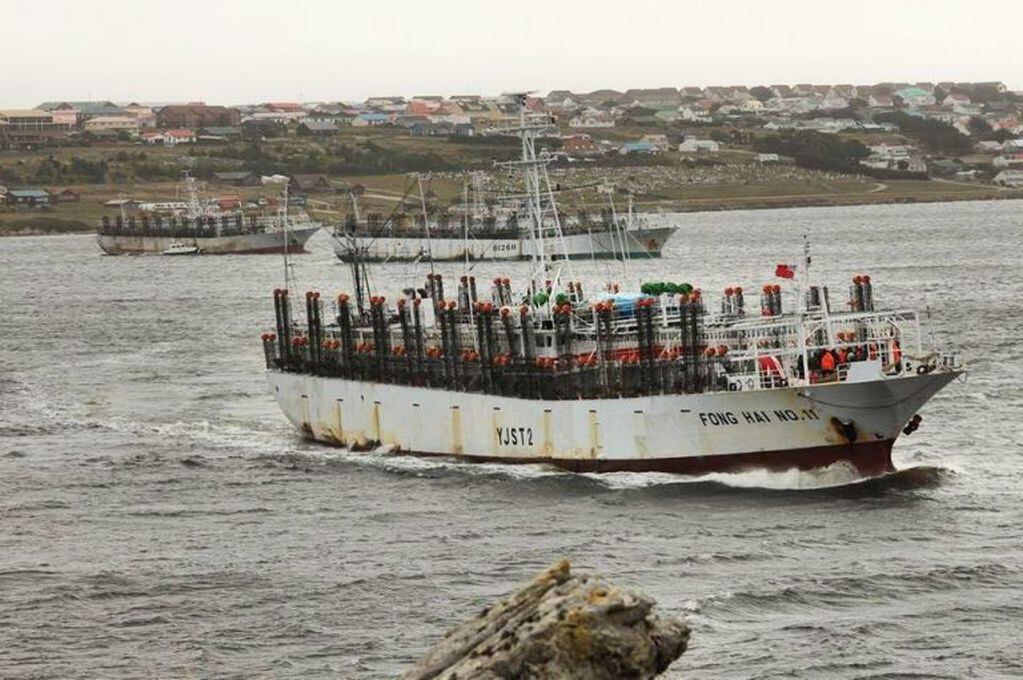 Malvinas alberga gran cantidad de pesqueros asiáticos