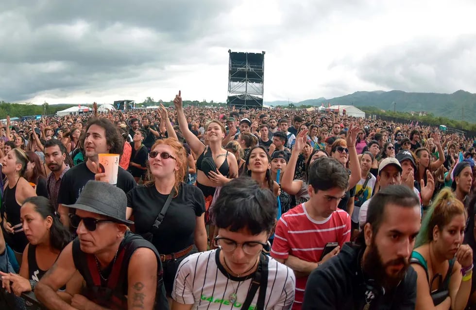 Cosquín Rock durante la última edición presencial en 2020.