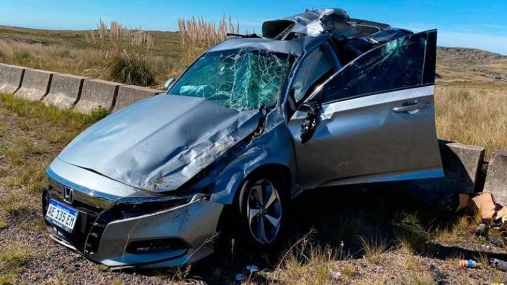 Un hombre se salvó de milagro de un accidente en las Altas Cumbres