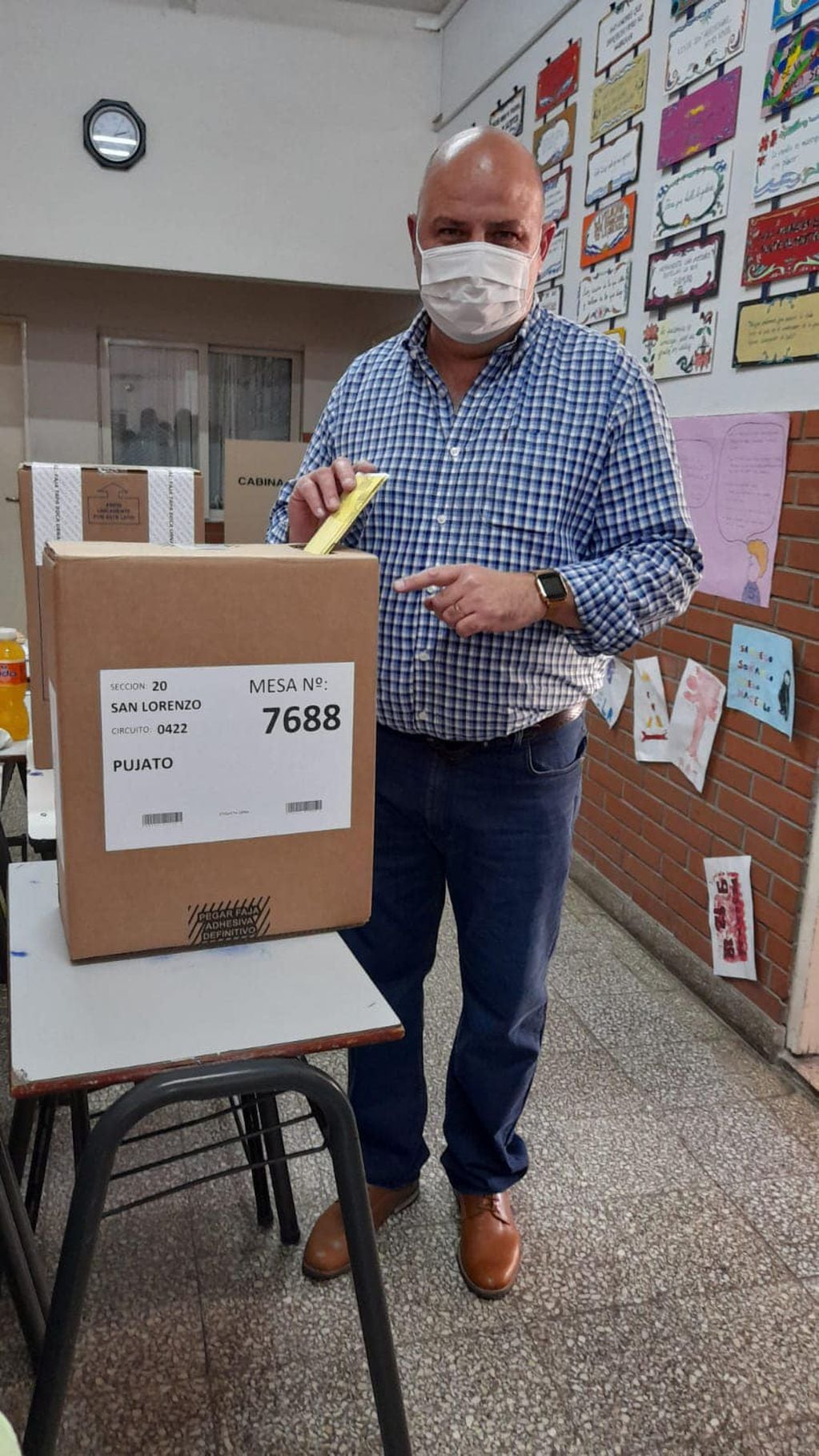 Elecciones 2021 en Pujato: triunfo de Juntos por el Cambio que sacó casi el 71% (Facebook Daniel Quacquarini)
