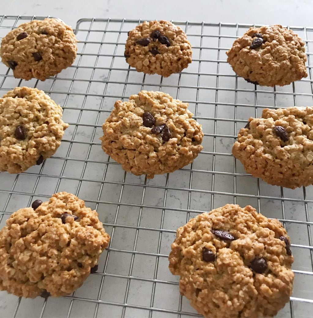 Las galletitas de avena.