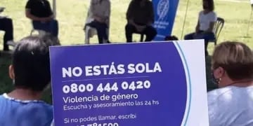 Denuncia de casos de violencia de género en Rosario