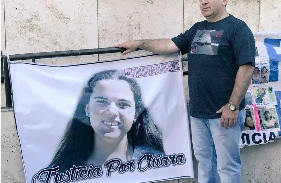 Fabio Páez rechazó el pedido para rebajarle la pena al asesino de su hija Chiara. (@NormaLopezSF)