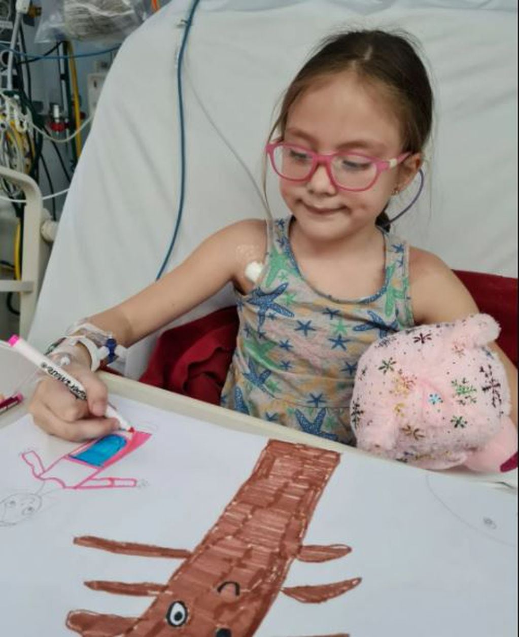 Ampi, la nena santafesina que lucha contra el cáncer