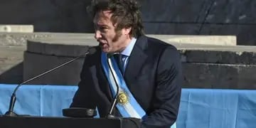 Javier Milei, en Rosario
