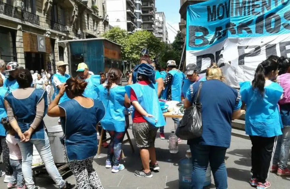 Habrá movilización de Barrios de Pie (Imagen de Archivo).