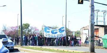 Piquetes en Rosario