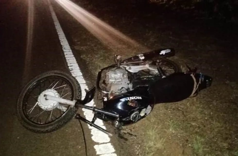 San Antonio: un motociclista falleció tras impactar con un animal vacuno