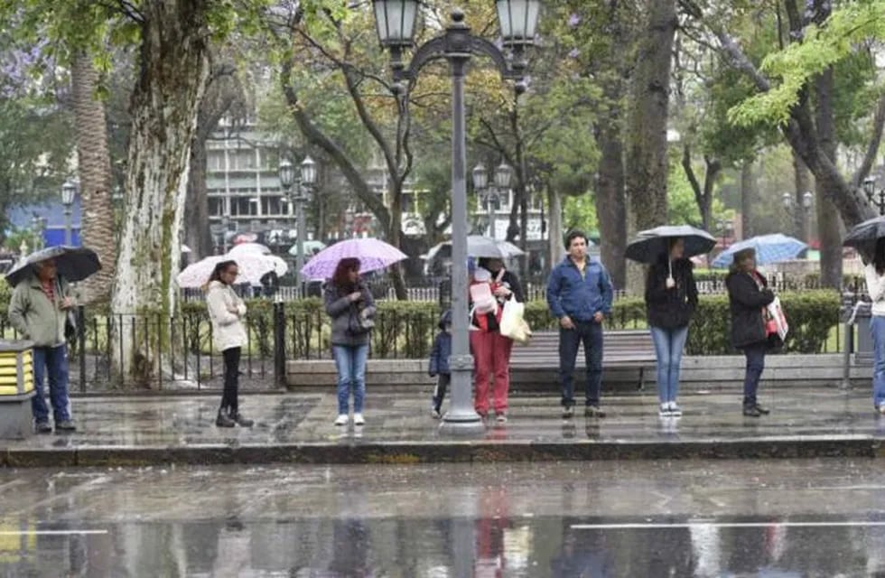 Intensa lluvia en Córdoba.