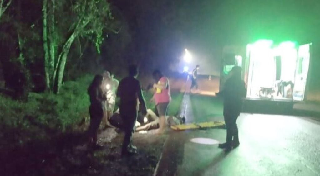 Choque y fuga en Santiago de Liniers dejó un saldo de dos heridos graves.