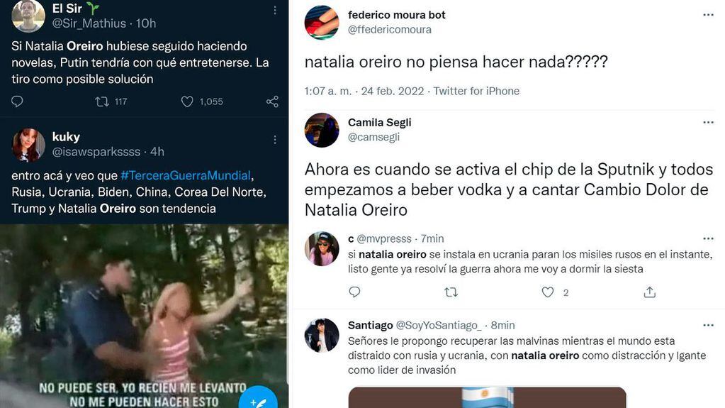Natalia Oreiro es tendencia en Twitter.