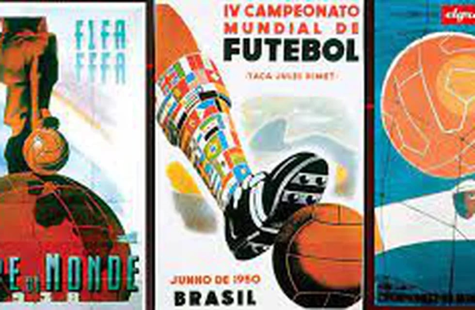 Afiches de los mundiales que se perdió Argentina