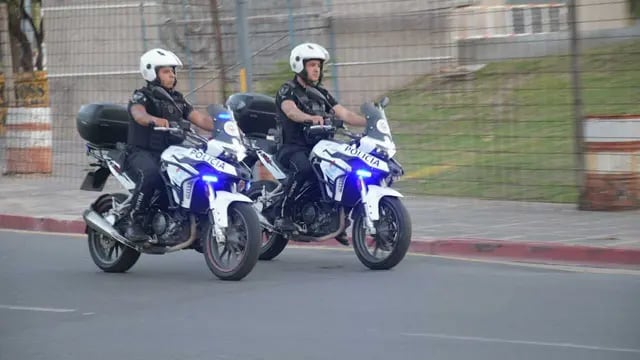 Escuadrón motorizado de la Policía de Córdoba