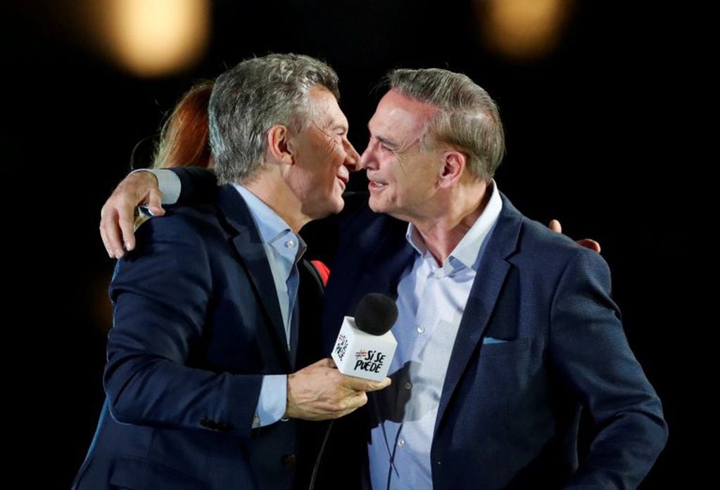 Mauricio Macri y Miguel Ángel Pichetto, la formula oficialista (Foto: REUTERS).