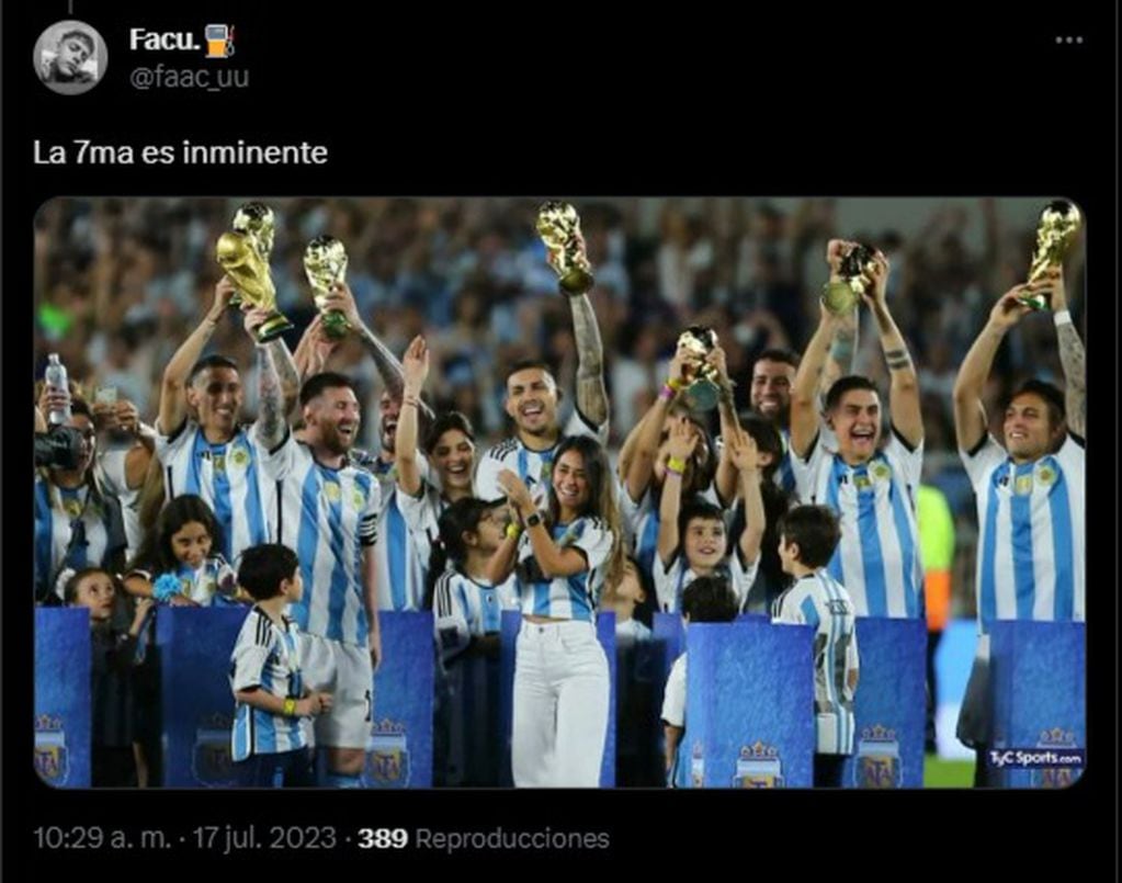Lionel Messi fue sorprendido por su hijo Thiago y la imagen no pasó desapercibida.