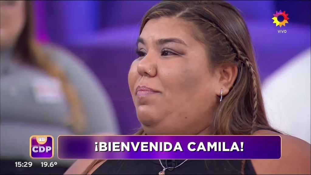 Camila, nueva participante de "Cuestión de peso". Foto: Web. 