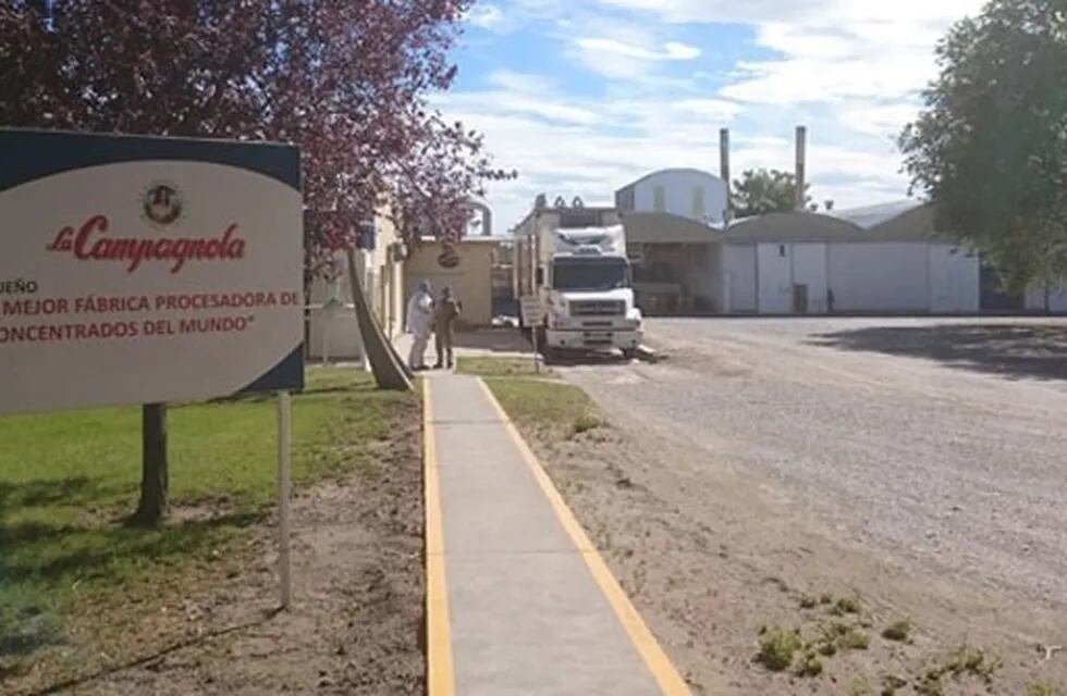 La Campagnola decidió suspender la actividad productiva de su planta en Mar del Plata (web).